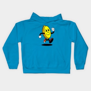 Happy bottle cap Kids Hoodie